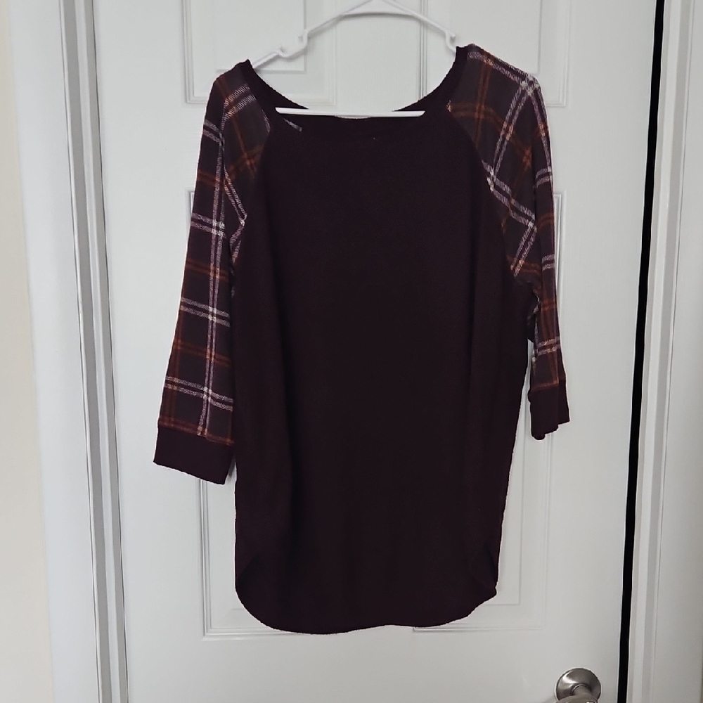 Maurices Deep Purple Knit Top